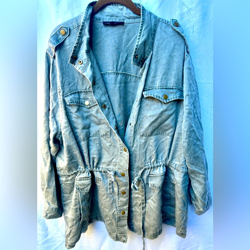 Jane And Delancey Gray Utility Jacket